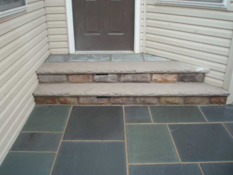 Bluestone Custom Doorsteps by Millenium Stoneworks | Millenium Stoneworks